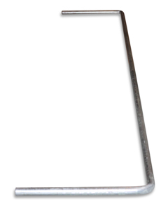 Curtain tube f/manure curtain manure drive width 2420 mm